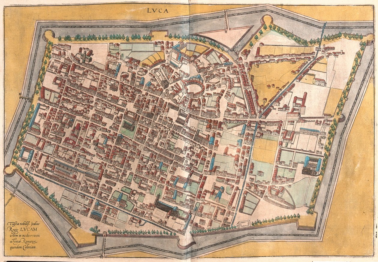 Lucca, Italy by Franz Hogenberg