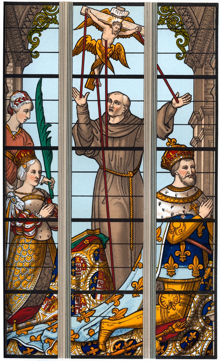 Francis I and Eleonore at their Devotions, 1515-1547 by Franz Kellerhoven