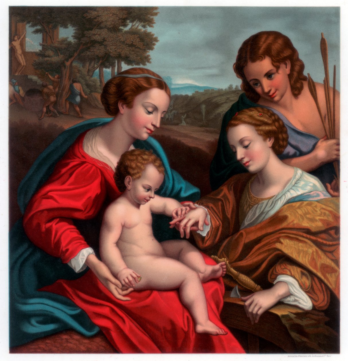 The Mystic Marriage of St Catherine by Franz Kellerhoven