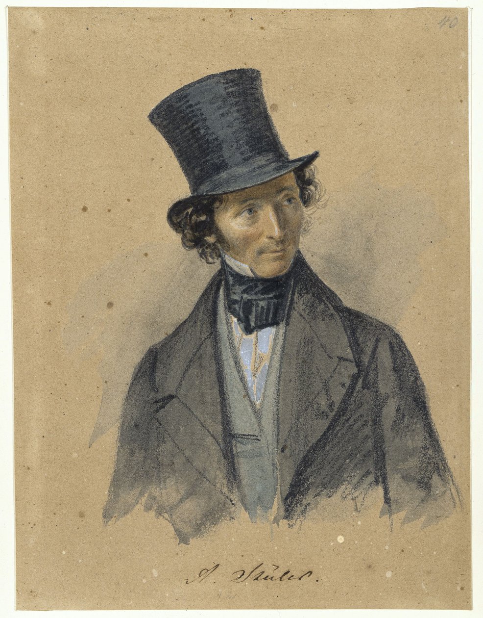 Friedrich August Stüler by Franz Krüger