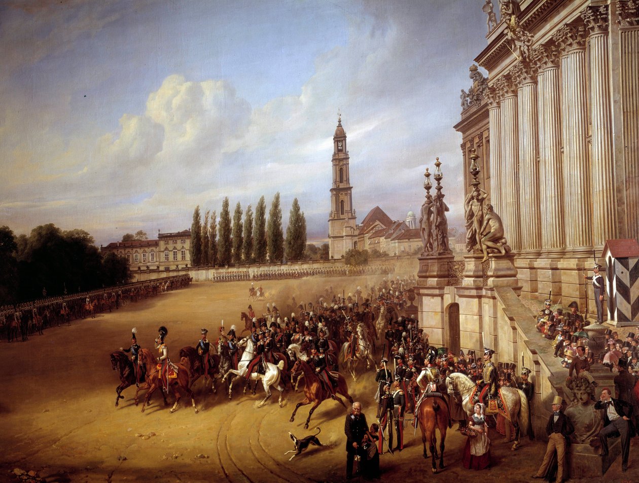 Parade in Potsdam by Franz Krüger