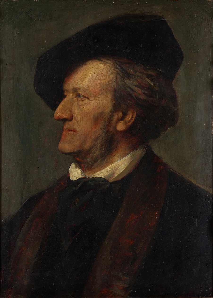 Portrait of the Composer Richard Wagner by Franz von Lenbach