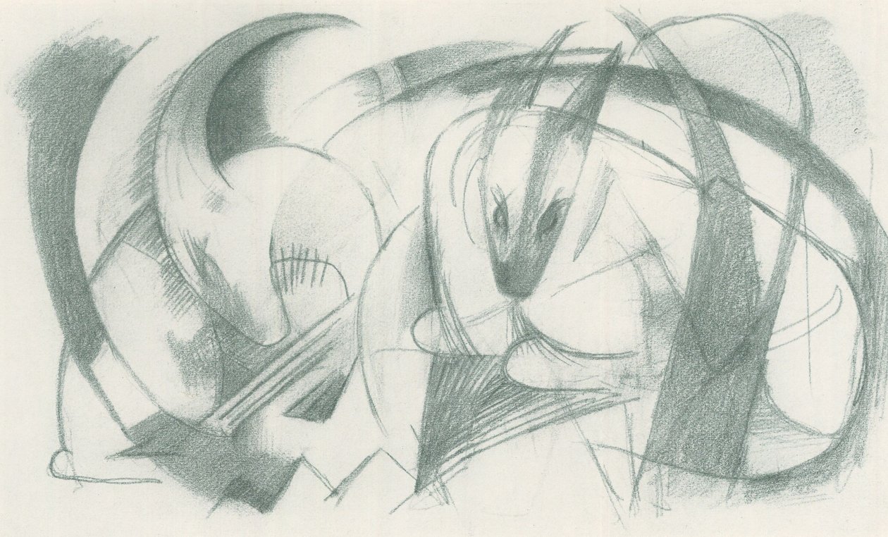 Franz Marc - Sketchbook from the Field - Page 13 by Franz Marc
