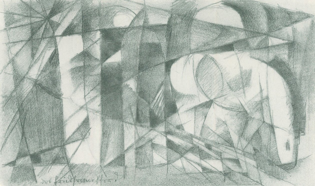 Franz Marc - Sketchbook from the Field - Page 14 by Franz Marc
