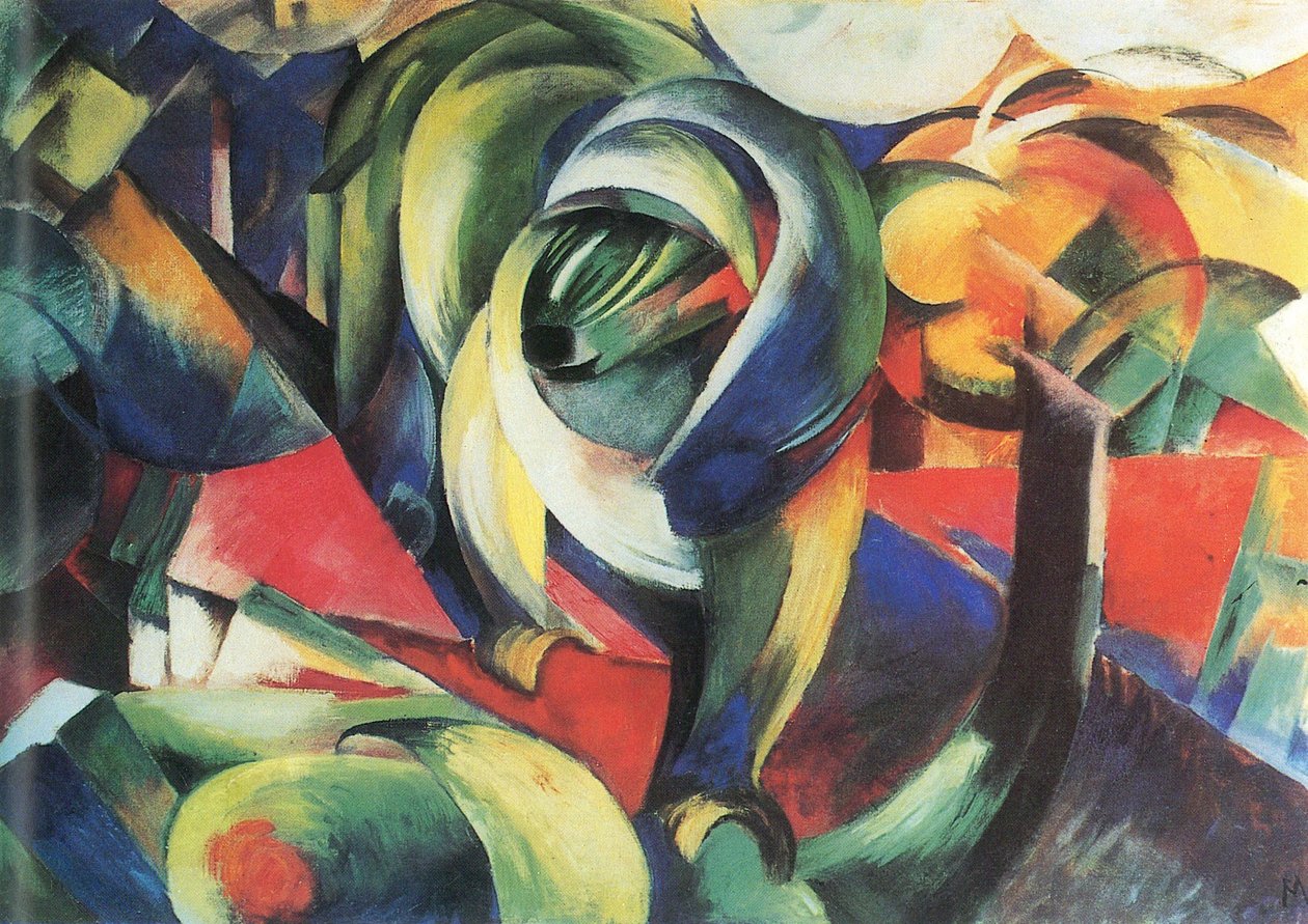 The Mandrill by Franz Marc: Highest-quality art reproduction