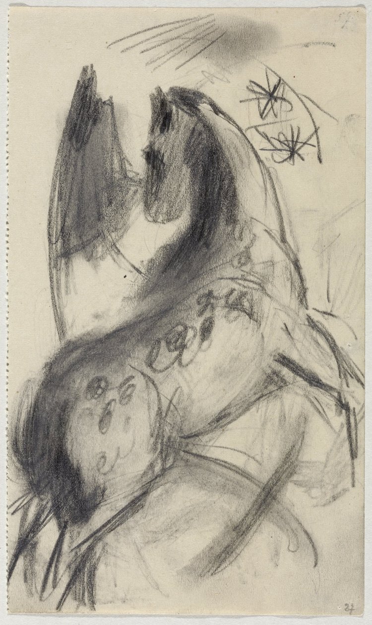 Jumping Horse by Franz Marc