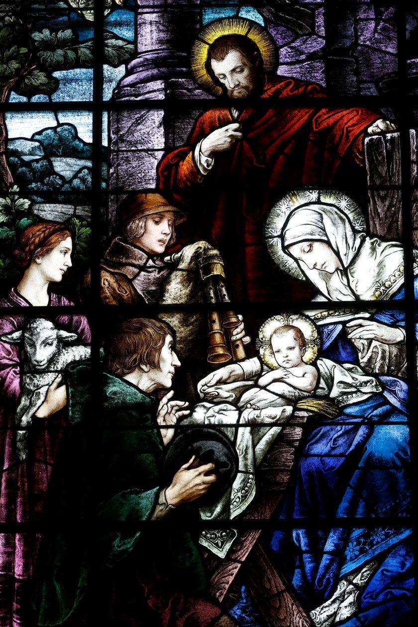 The Adoration of the Shepherds by Franz Mayer