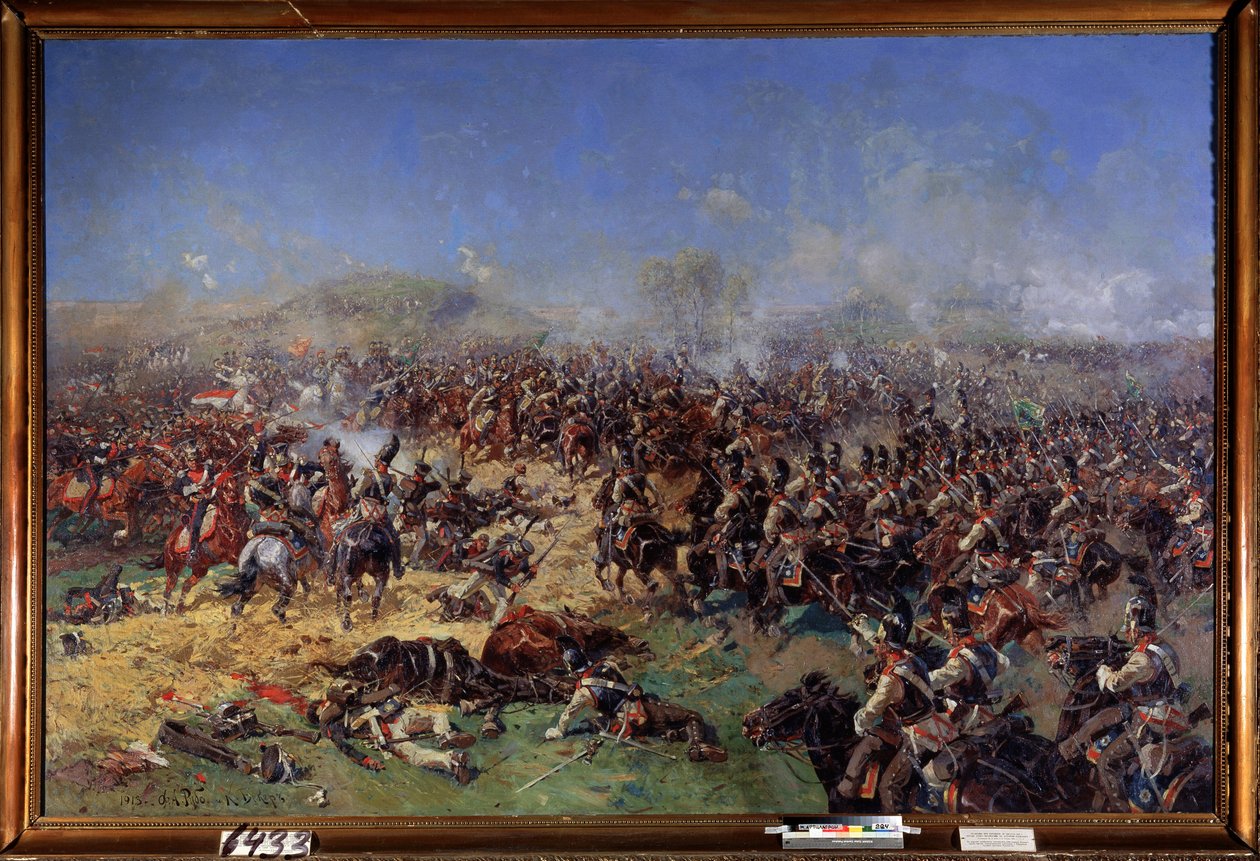 The Battle of Borodino on August 26, 1812 by Franz Roubaud