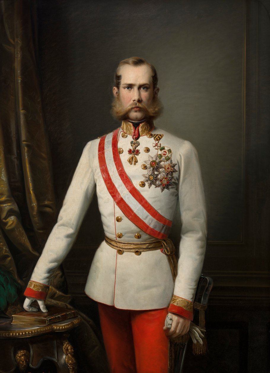 Portrait of Franz Joseph I by Franz Russ the Elder