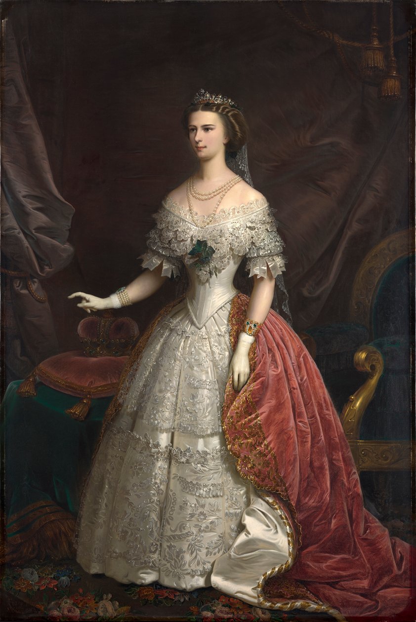Portrait of Elisabeth of Bavaria by Franz Russ the Younger