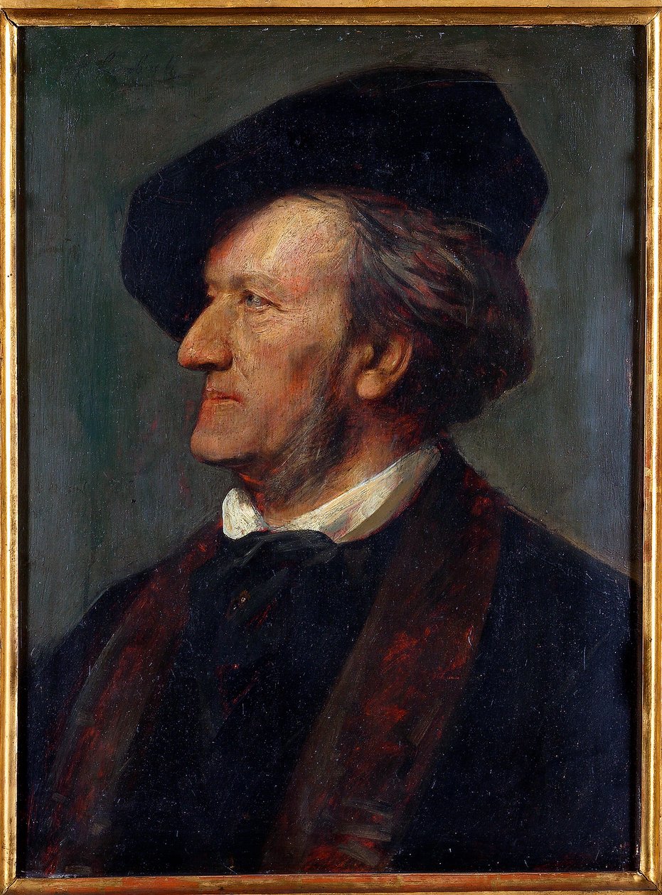 Portrait of the Composer Richard Wagner by Franz Seraph von Lenbach