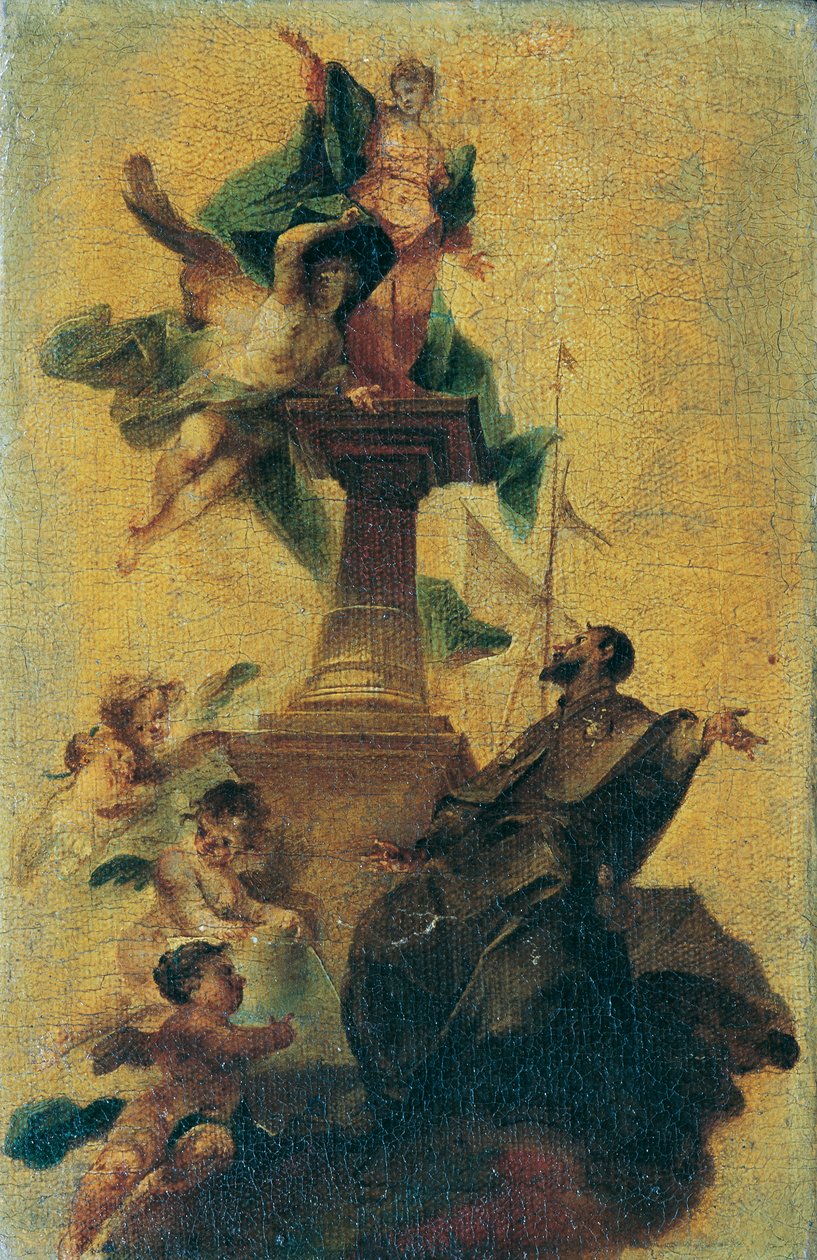 Saint James the Greater and Faith by Franz Sigrist d. Ä.