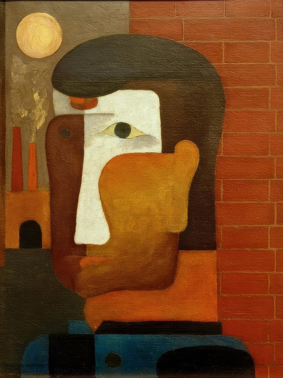 Head by Franz Wilhelm Seiwert