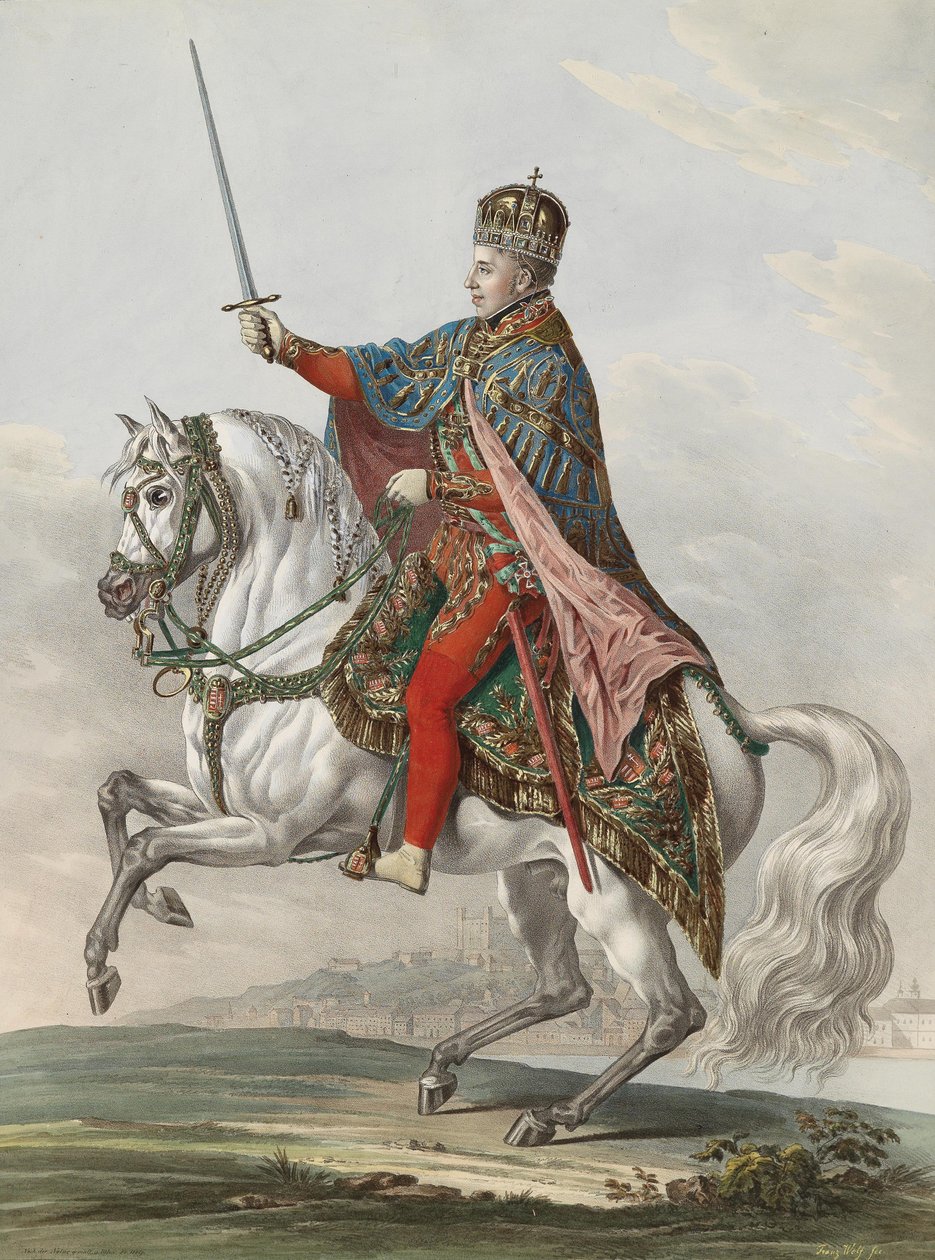 Emperor Ferdinand I of Austria as King of Hungary by Franz Wolf