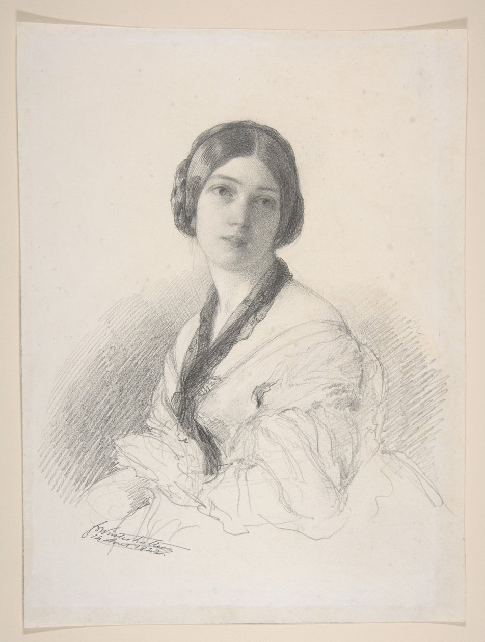 Portrait of Baroness Gudin, née Margareth Louis Hay by Franz Xaver Winterhalter