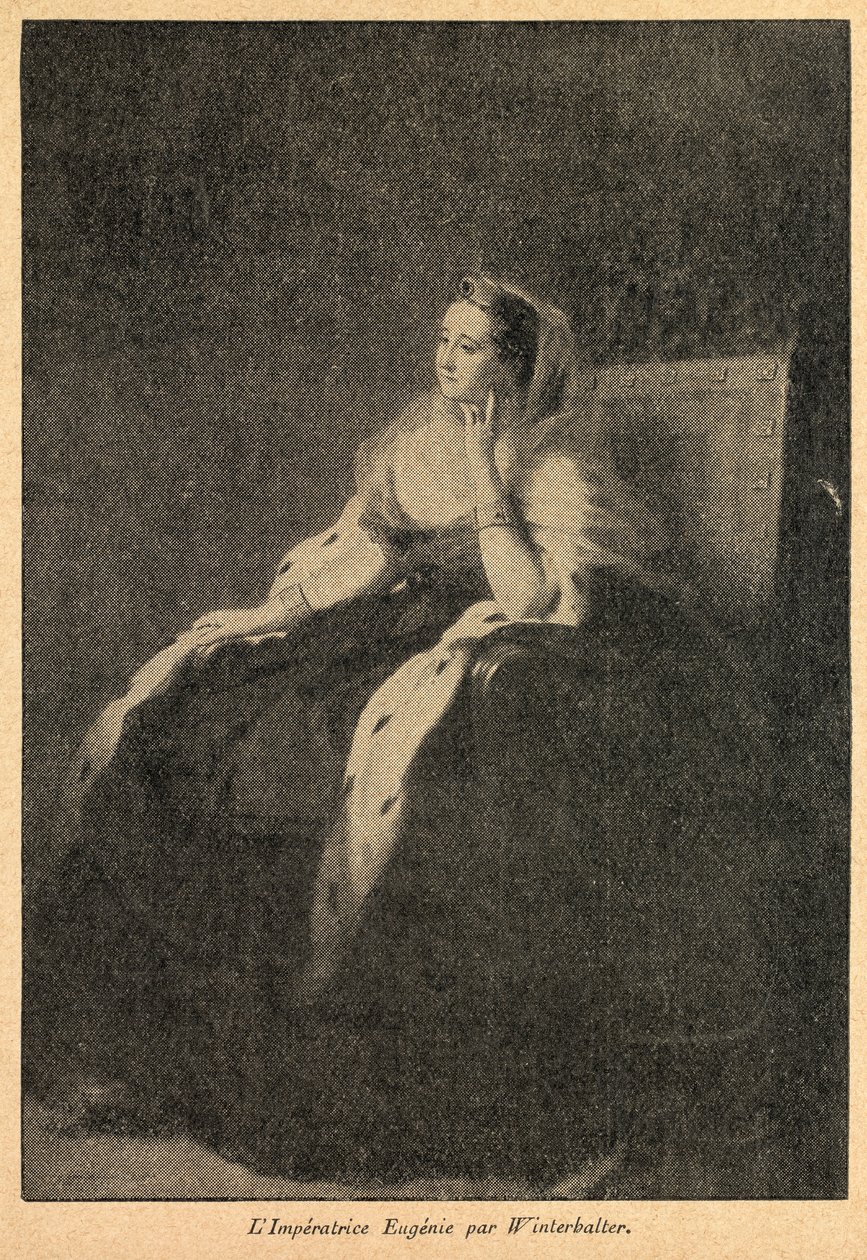 Portrait of Empress Eugenie by Franz Xaver Winterhalter