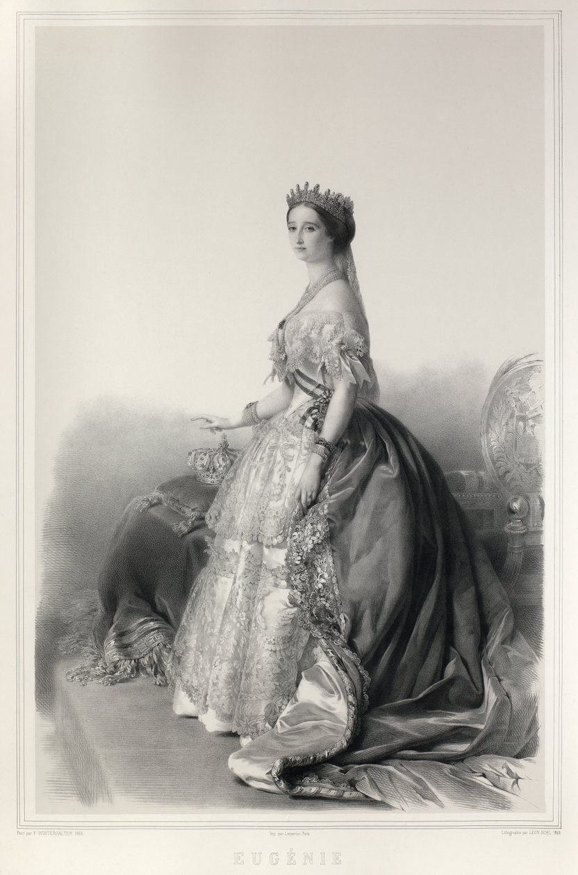 Portrait of Empress Eugenie by Franz Xaver Winterhalter