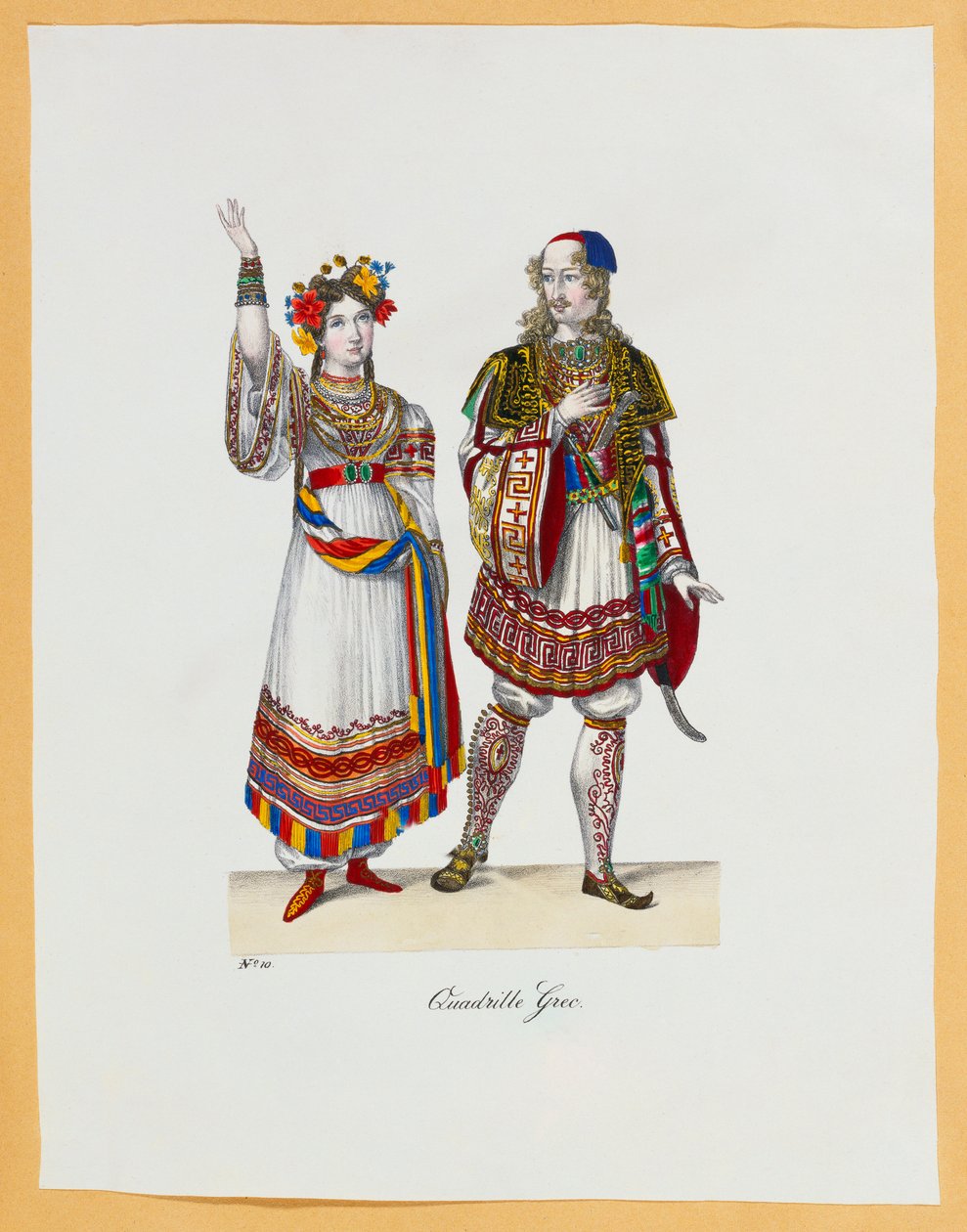 A Collection of Fancy Dress Costumes, 1827 by Franz Xavier Nachtmann