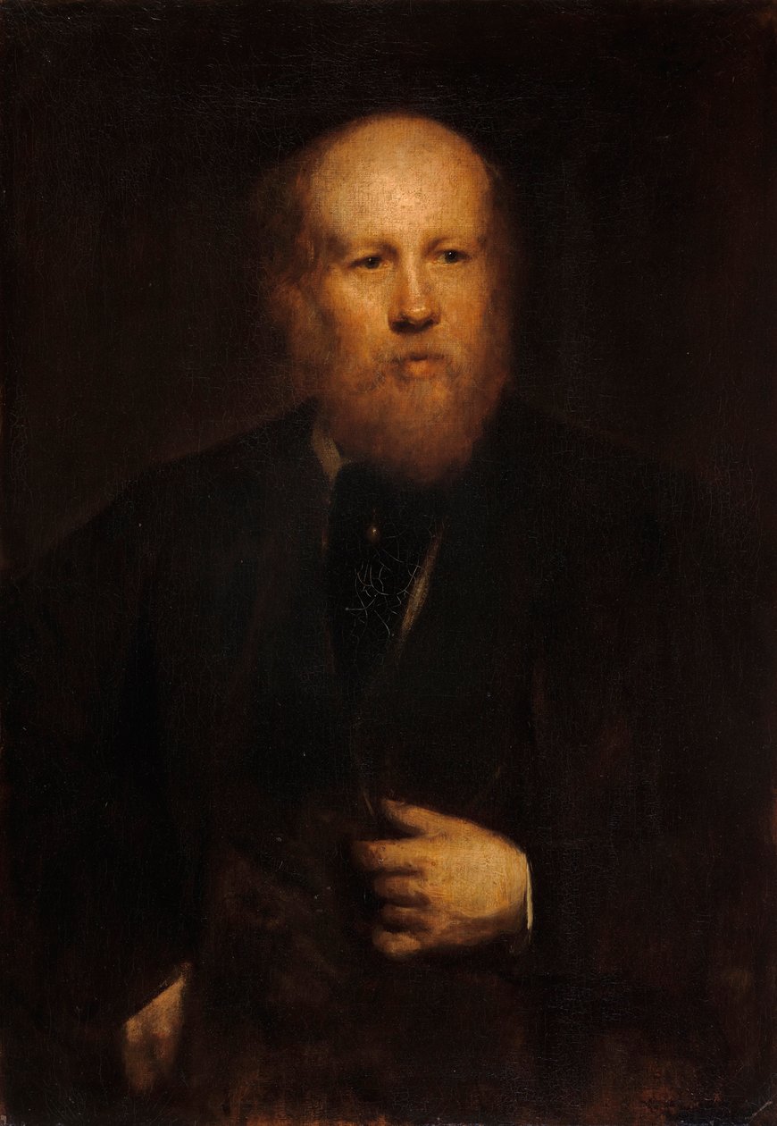 The Engraver Conrad Geyer by Franz von Lenbach