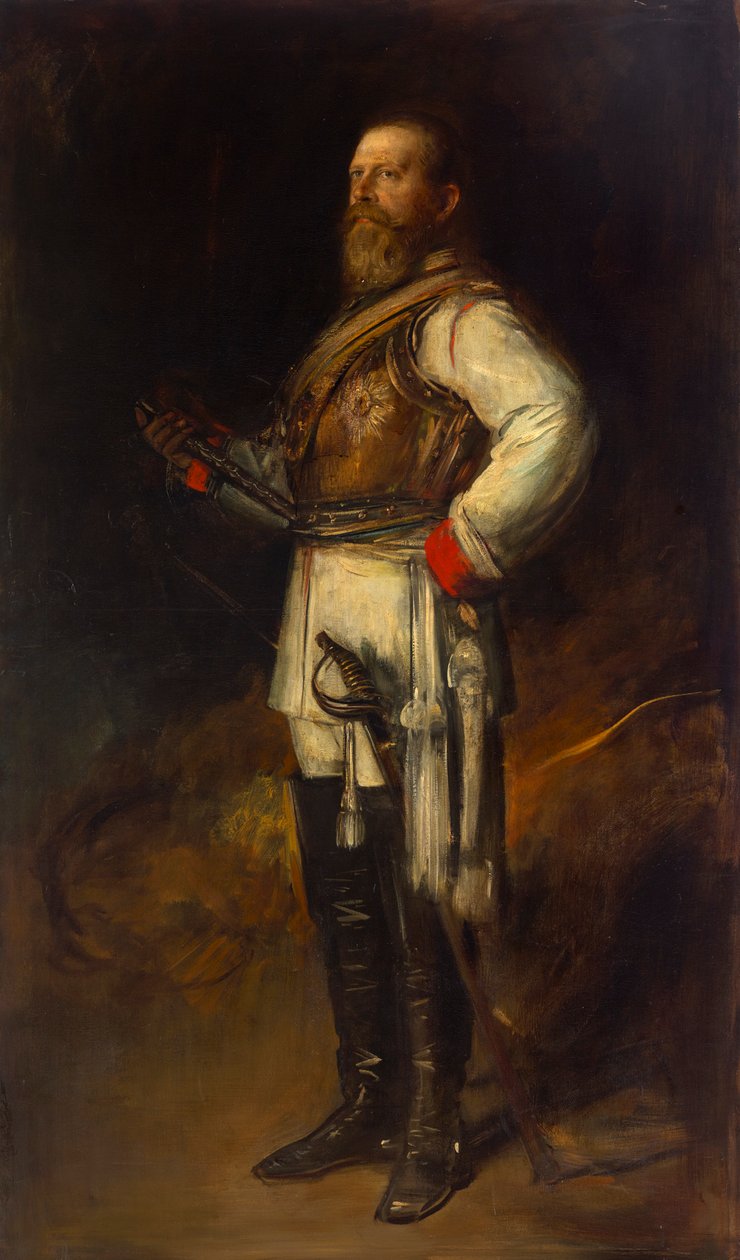 Friedrich Wilhelm Crown Prince of Prussia, as Friedrich III German Emperor by Franz von Lenbach