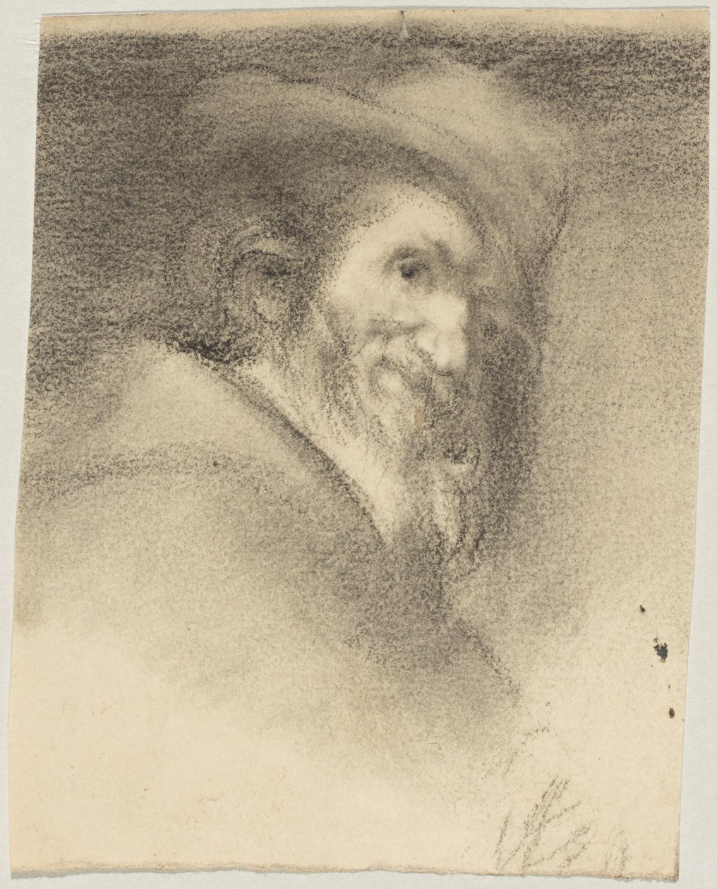 Sketch after Vásquez; Head of Menippus; Original: Madrid, Prado by Franz von Lenbach
