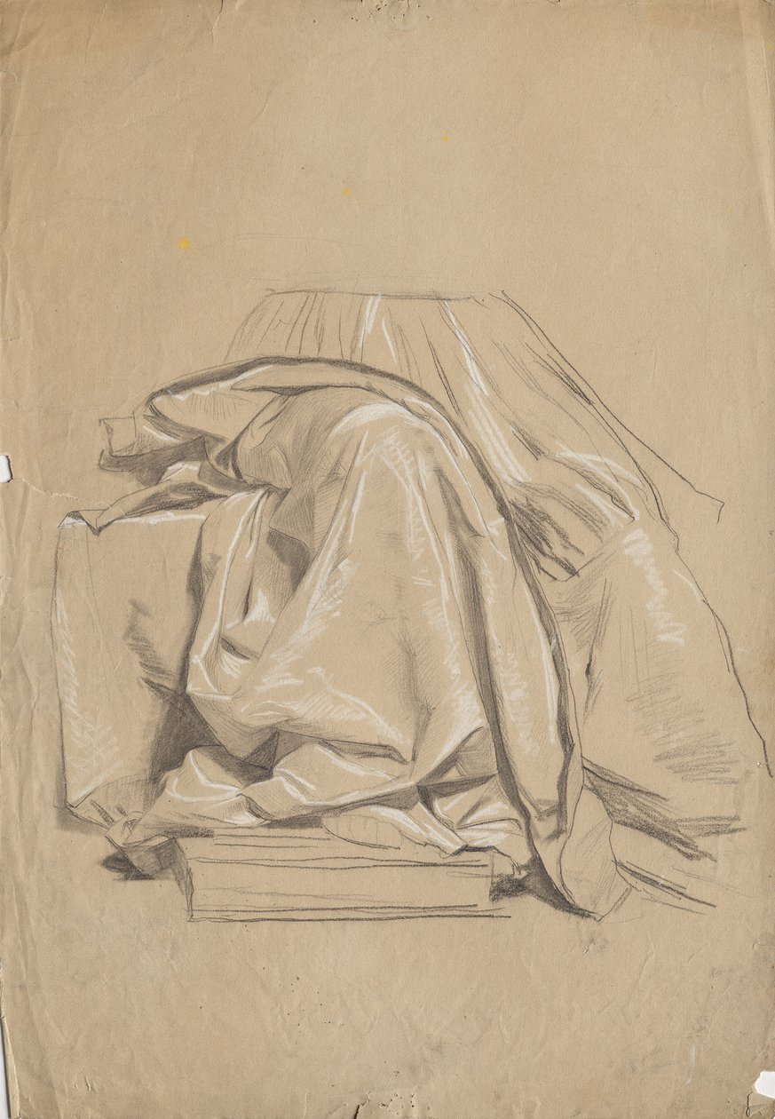 Drapery Study by Franz von Matsch