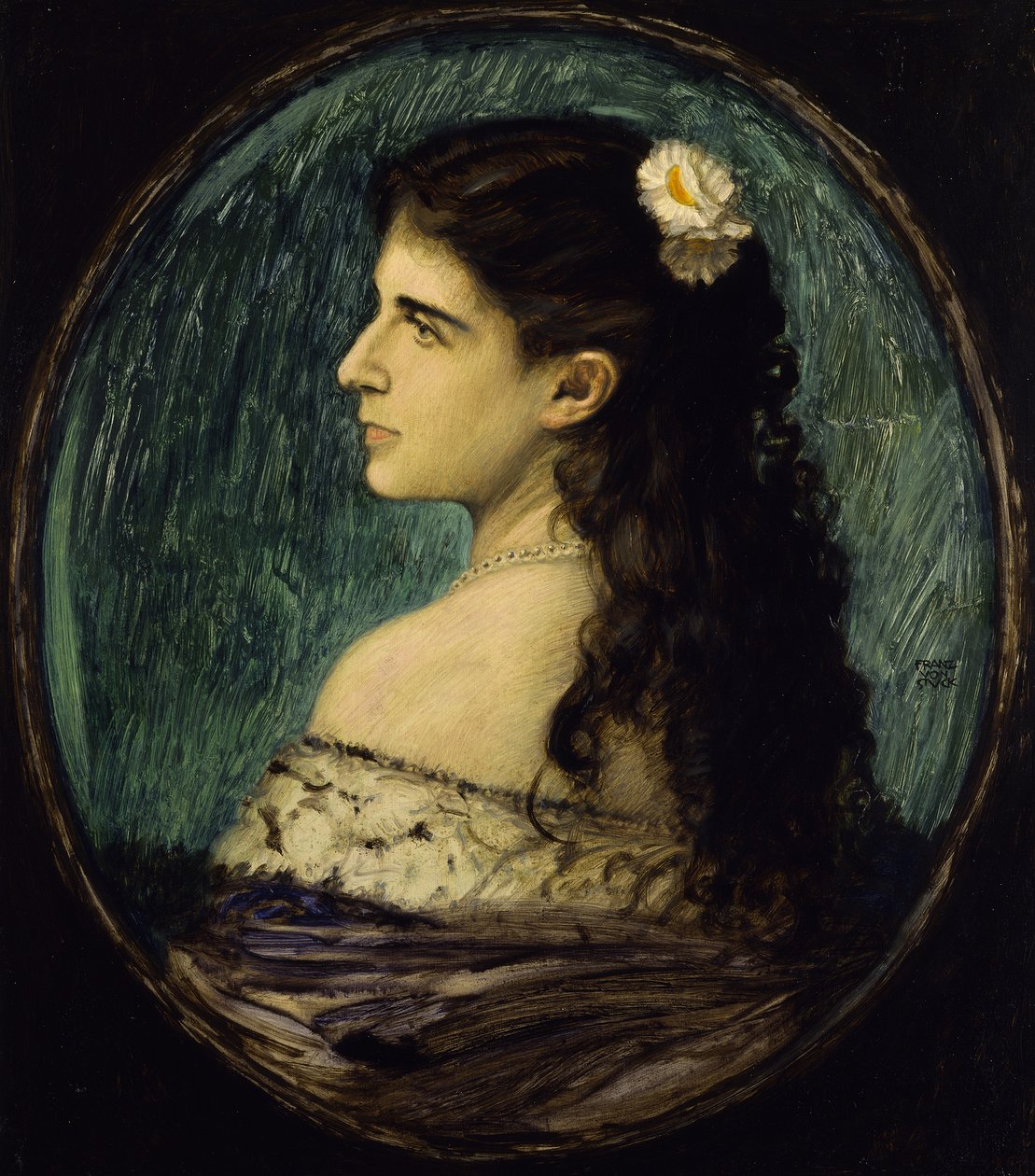 Portrait of Mrs. Perl by Franz von Stuck