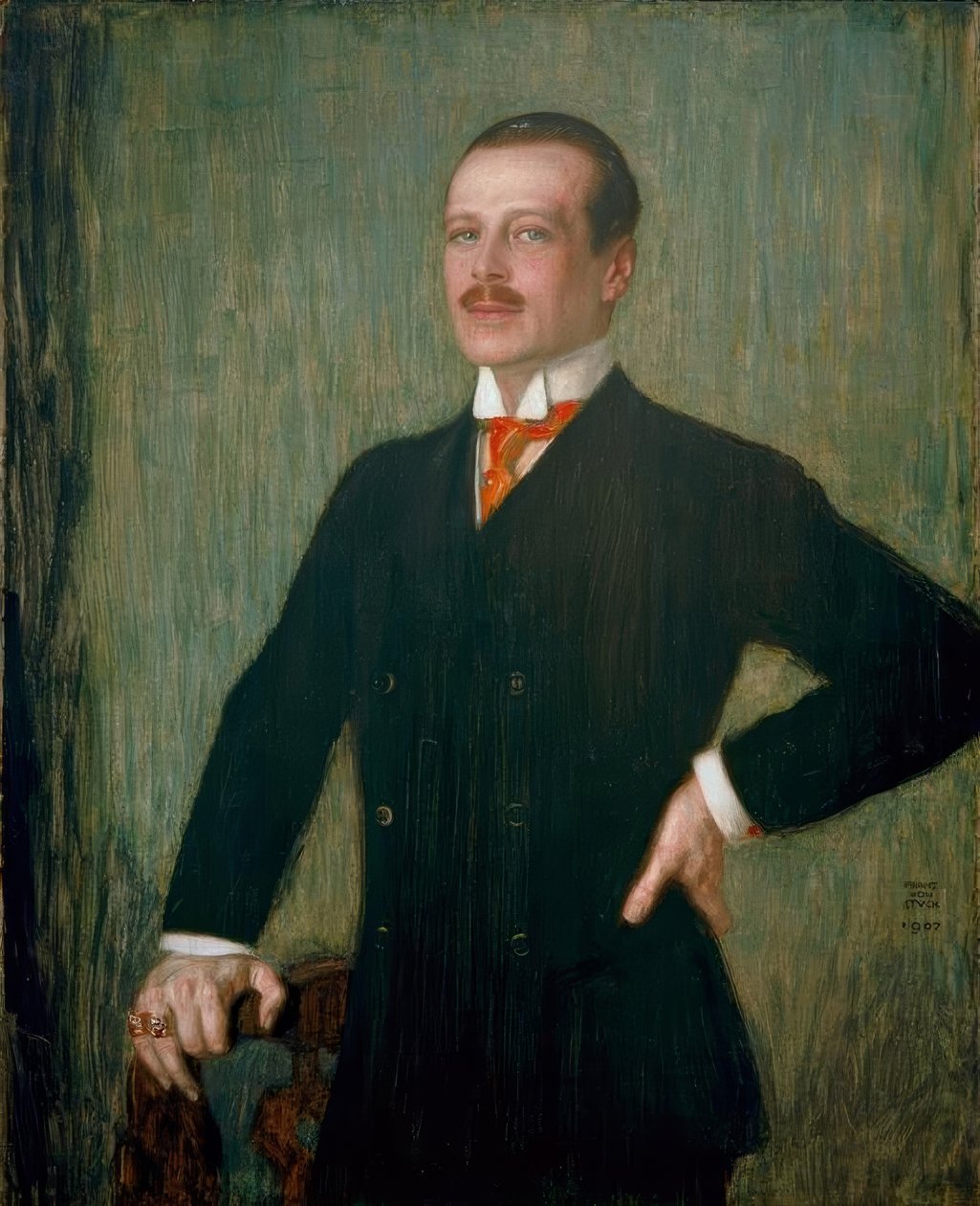 Ernst Ludwig of Hesse / Painting by Stuck by Franz von Stuck