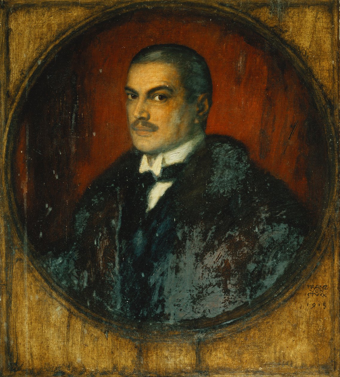Self-Portrait of the Artist, Half Length by Franz von Stuck