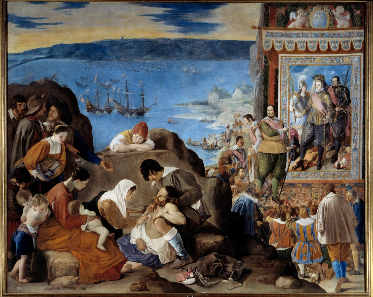 Allegory of the Takeover of Salvador de Bahia (Brazil) by a Portuguese, Spanish and Indian Army Commanded by Fadrique Alvarez de Toledo y Mendoza (1625) by Fray Juan Batista Maino or Mayno