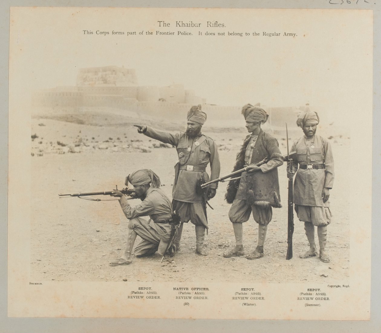 The Khyber Rifles, circa 1900 by Fred Bremner