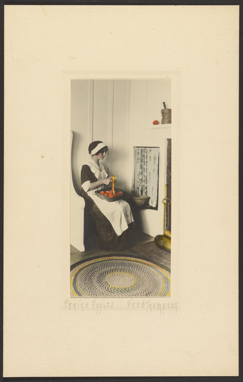 Paring Apples by Fred Thompson