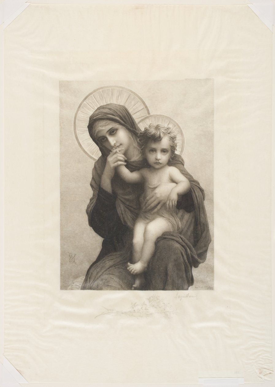 Madonna and Child by Frederic Auguste Laguillermie
