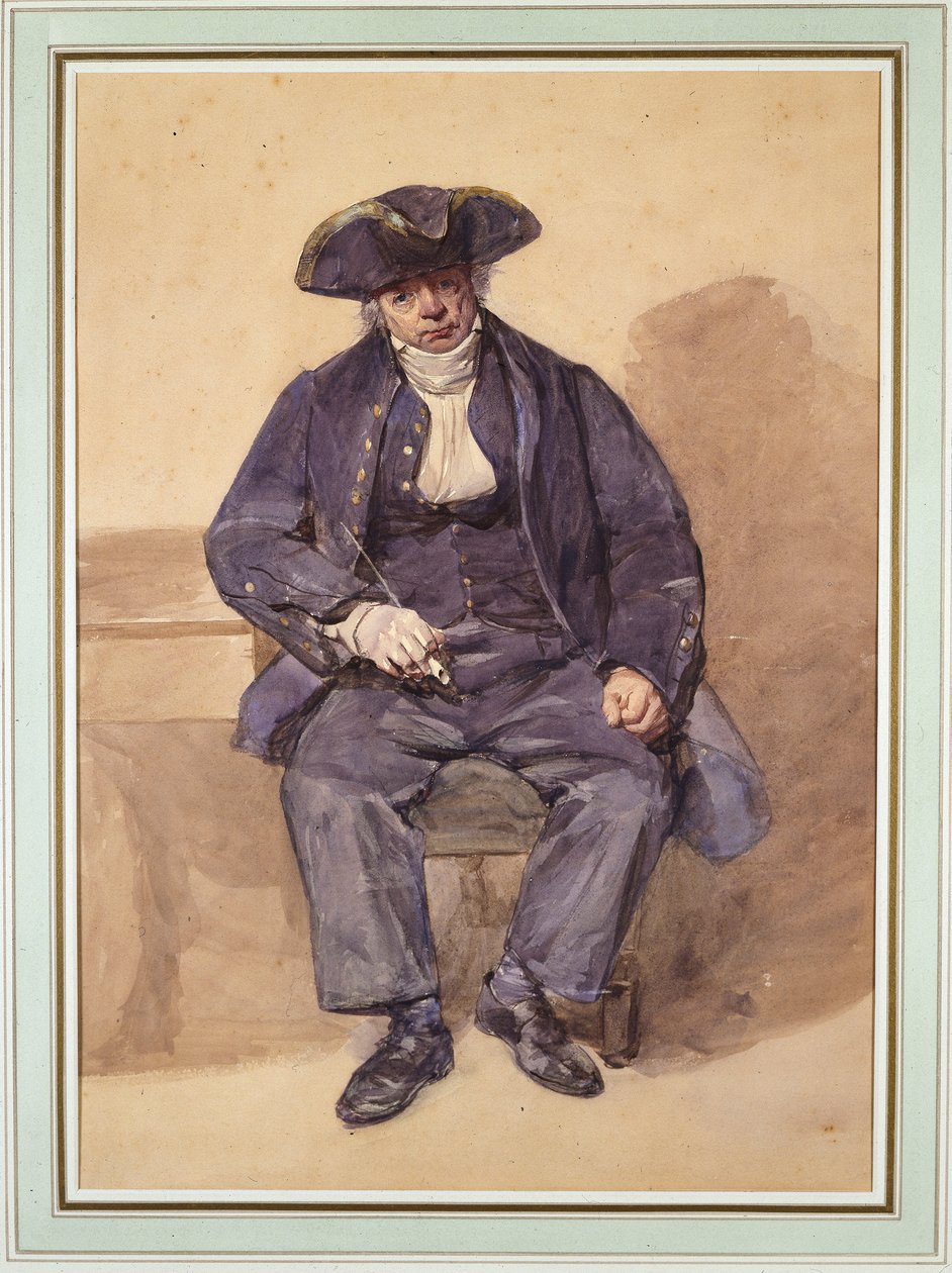 Portrait of John Adams, Alias John Wilkinson, Petty Officer, Aged 78 by Frederic Cruikshank