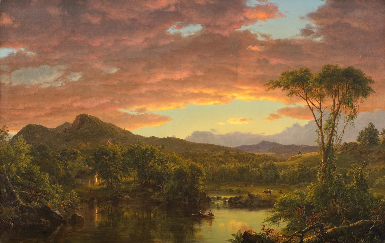 A Country Home by Frederic Edwin Church