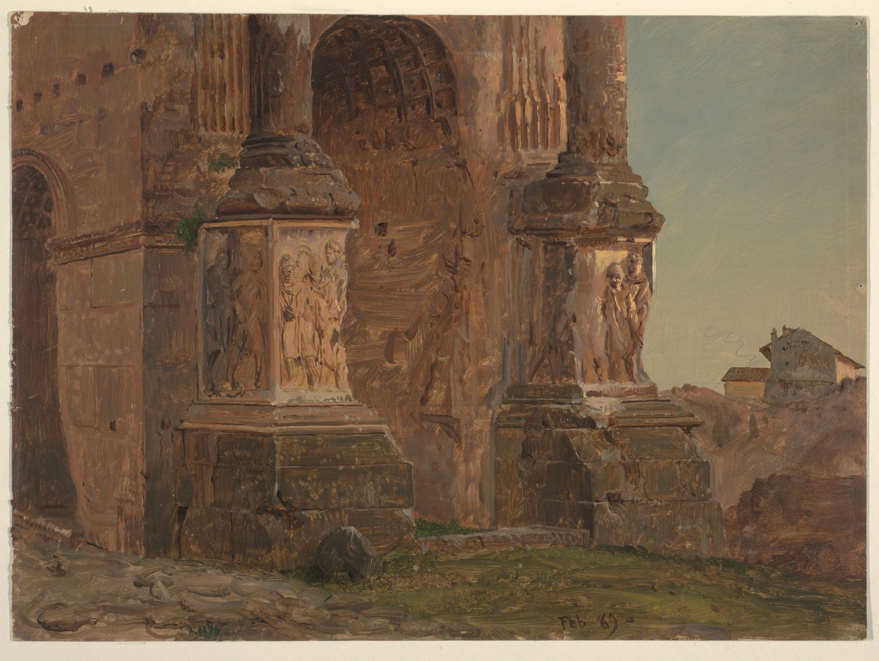 Arch of Septimius Severus, Rome by Frederic Edwin Church