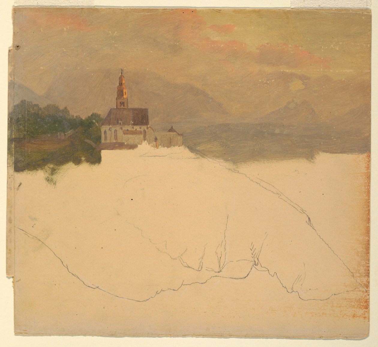 Bavarian Landscape by Frederic Edwin Church