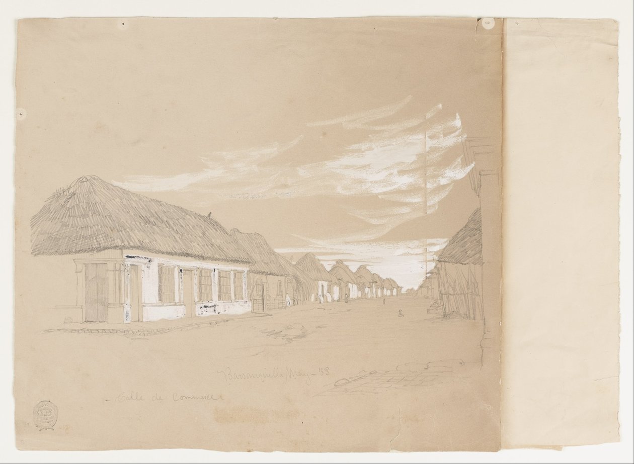 Commerce Street, Barranquilla, Colombia by Frederic Edwin Church