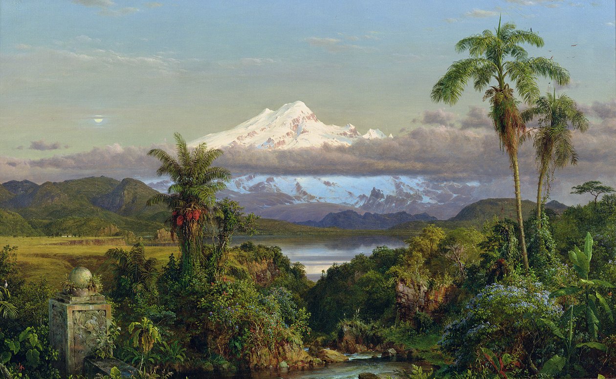 Cayambe, 1858  by Frederic Edwin Church