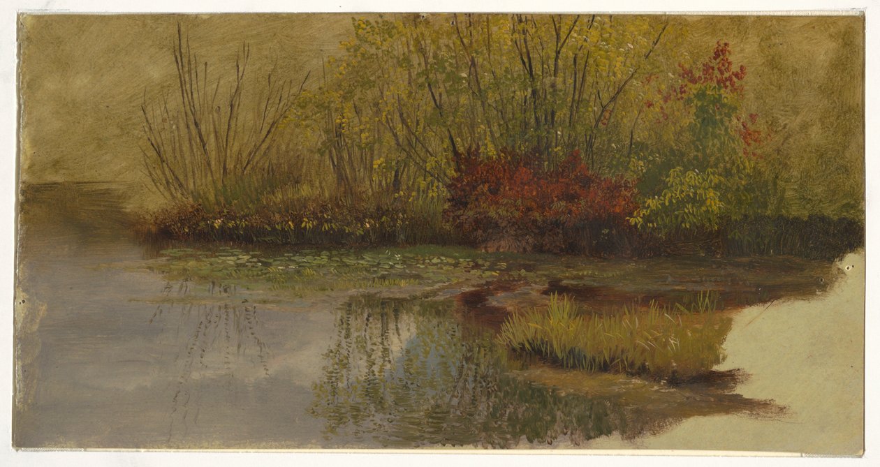 A Corner of a Pond, ca. 1860 by Frederic Edwin Church