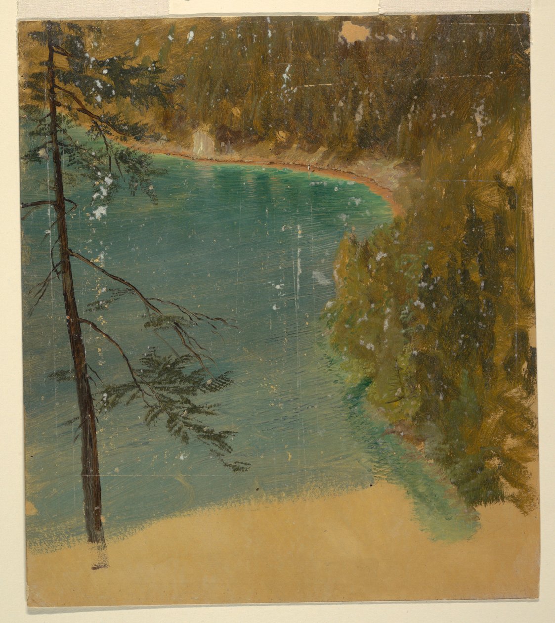 Alpine Lake (Bavaria or Switzerland), 1868 by Frederic Edwin Church