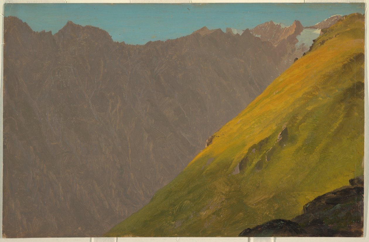 Alpine Landscape, Bavaria or Switzerland, 1868 by Frederic Edwin Church