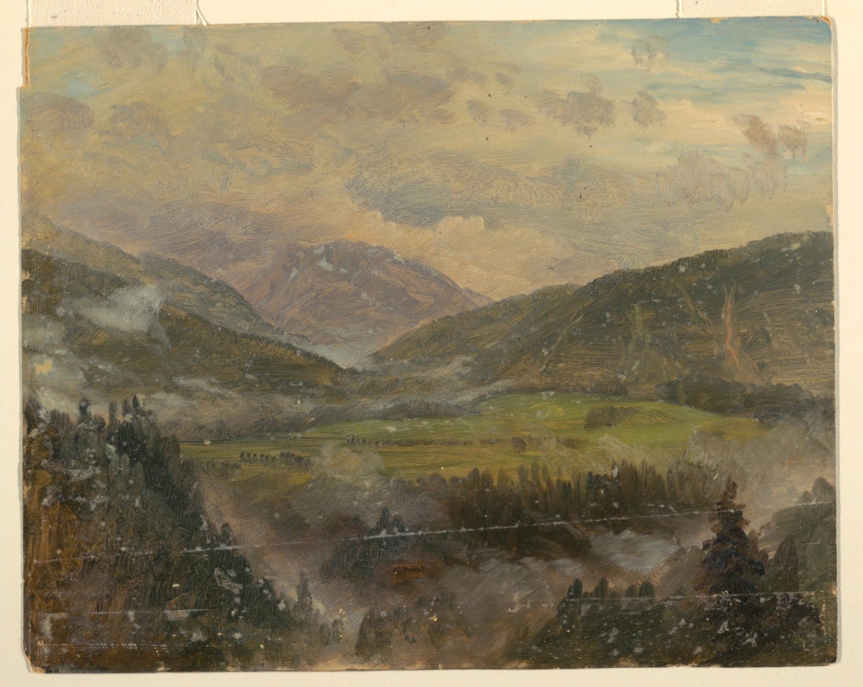 Alpine Landscape (Bavaria or Switzerland), 1868 by Frederic Edwin Church