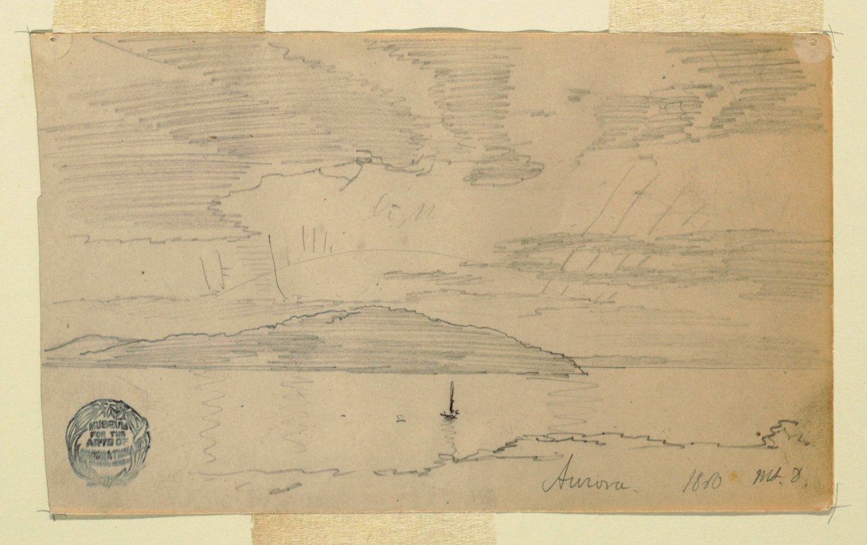 Aurora, Mount Desert Island, September 1860 by Frederic Edwin Church