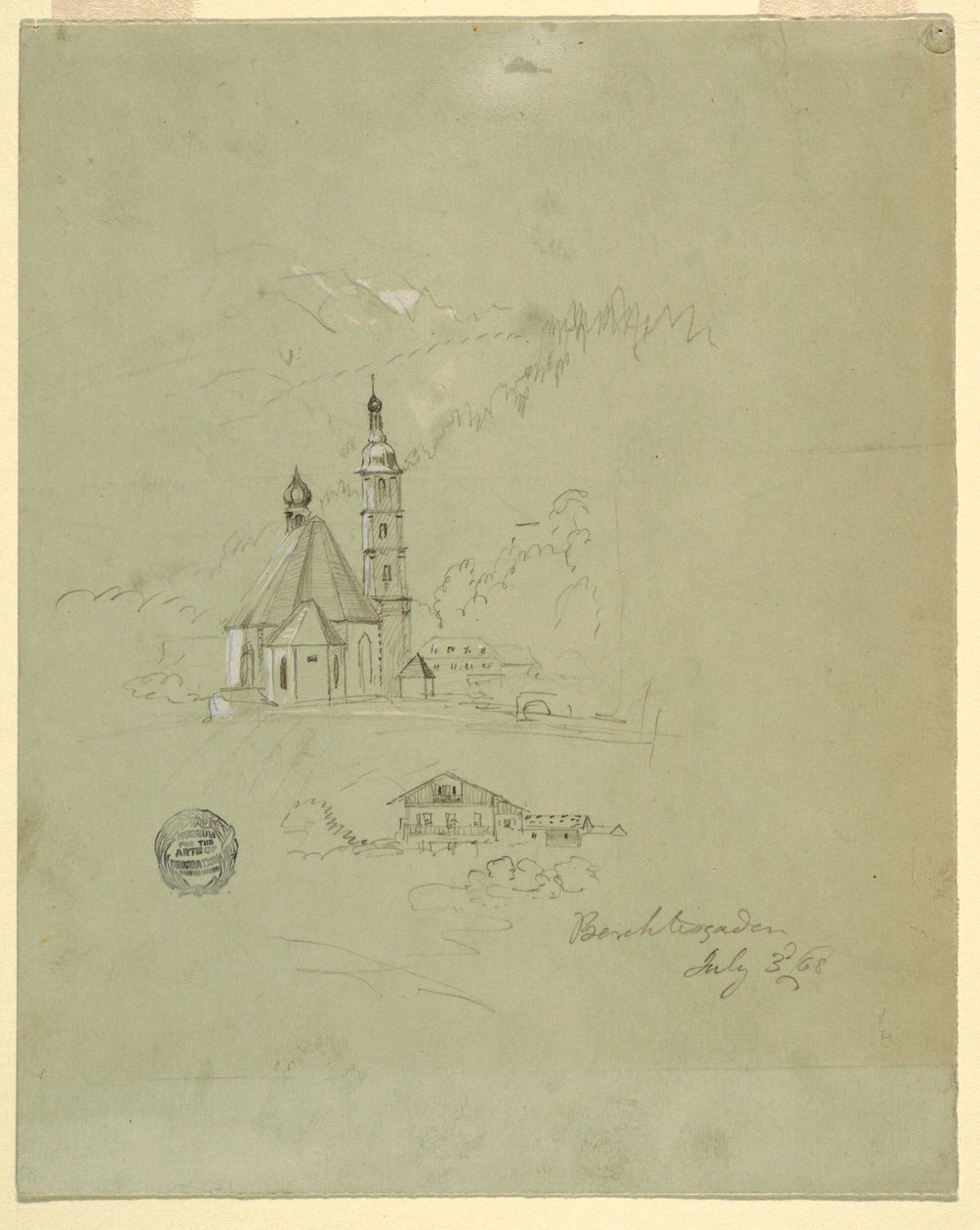 Berchtesgaden, Bavaria, July 3, 1868 by Frederic Edwin Church