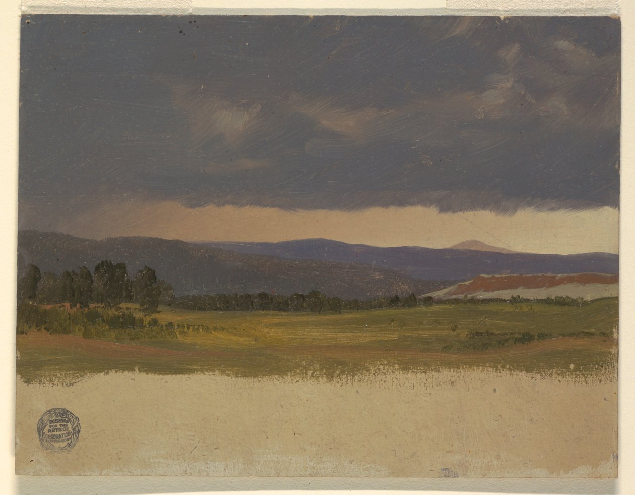 Blue Hill under Low Clouds, 1869–70 by Frederic Edwin Church