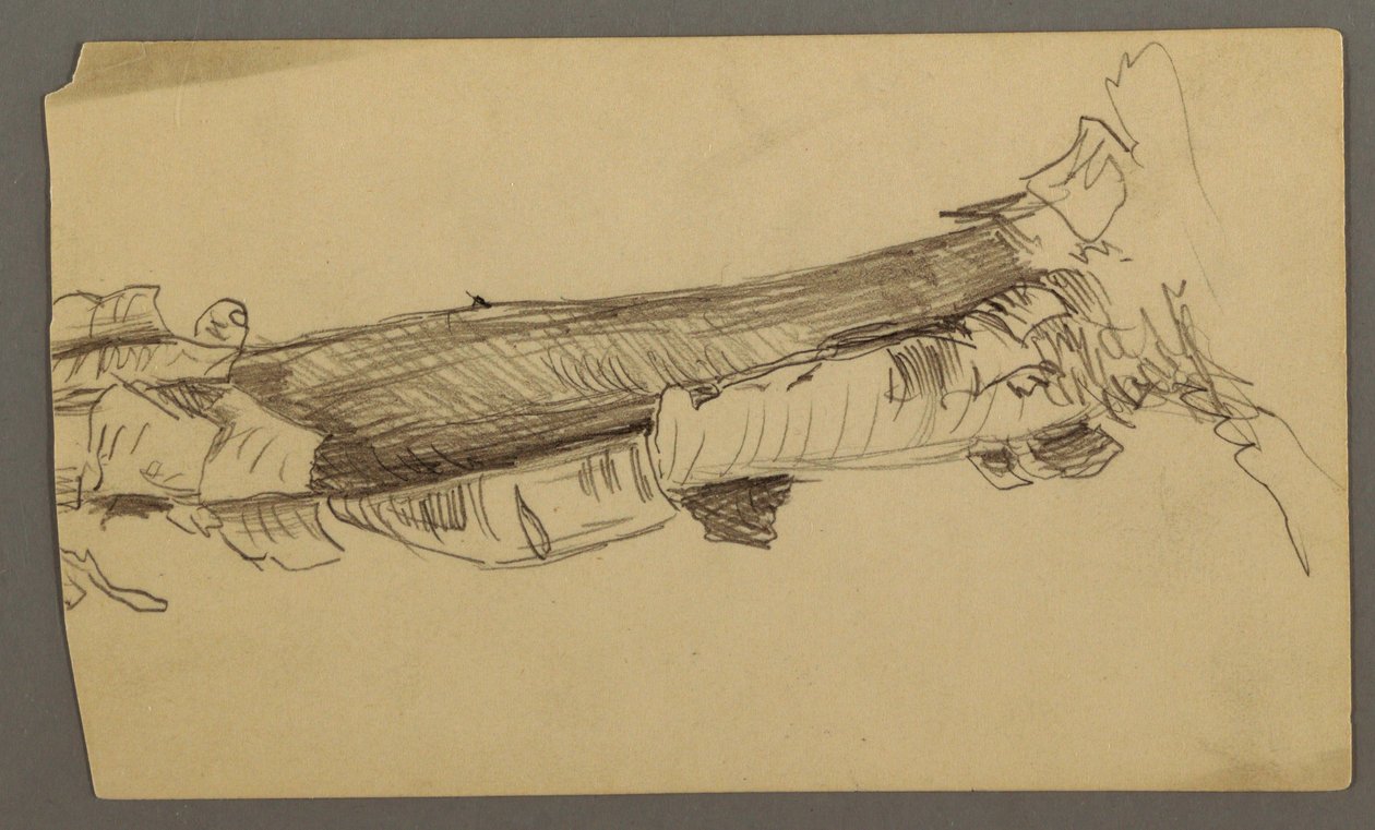 Bottom Section of a Dead Tree Trunk, 1877 by Frederic Edwin Church