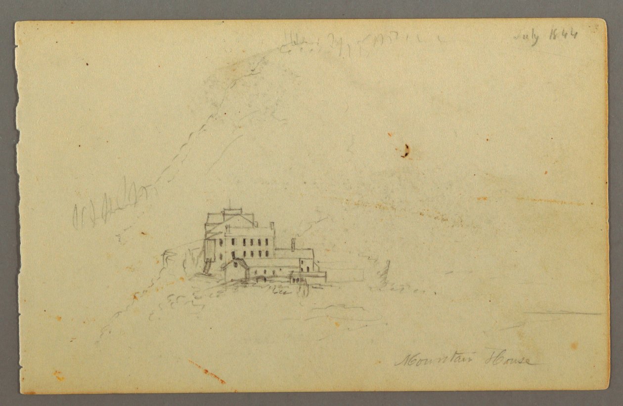 Catskill Mountain House, 1844 by Frederic Edwin Church