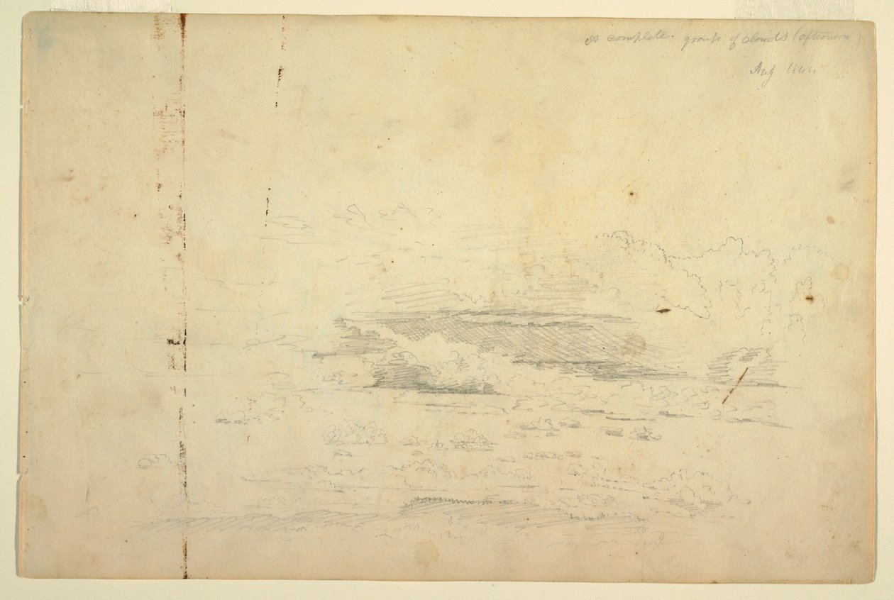 Cloud Studies, August 1844 by Frederic Edwin Church