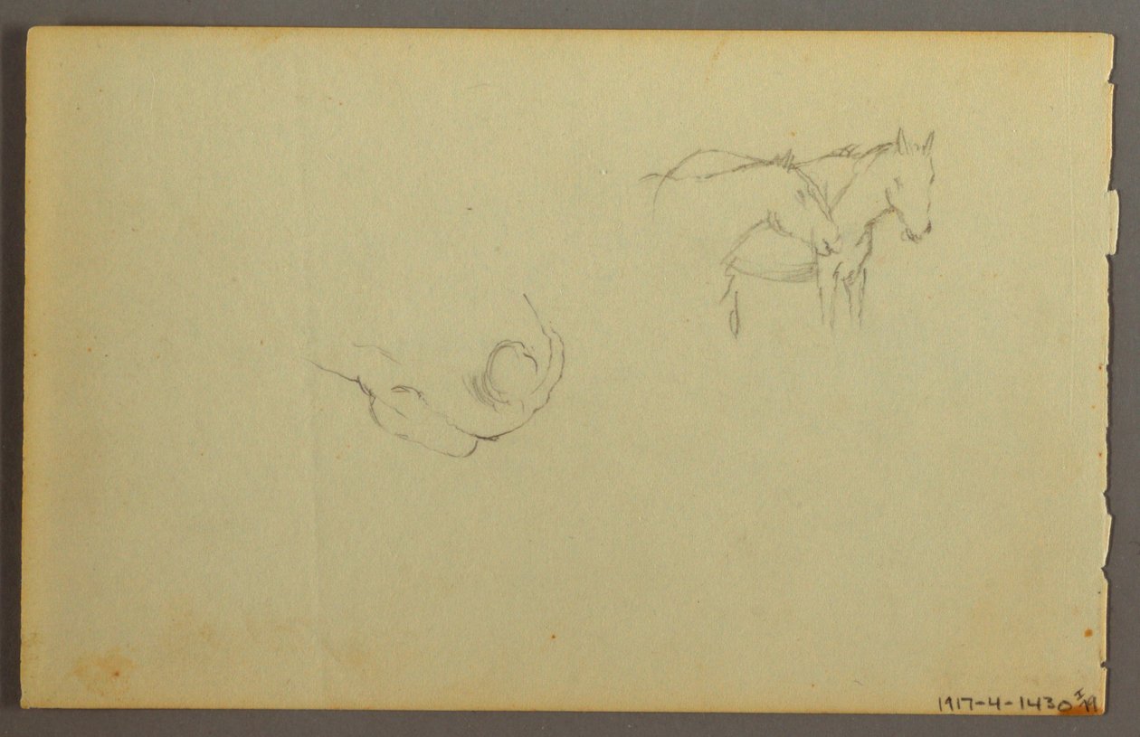 Drawing, Cloud Study, 1844 by Frederic Edwin Church